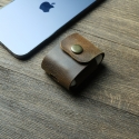 Airpods 2. Nesil Deri Kılıf-Taba