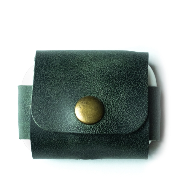 Airpods Pro Deri Kılıf-Yeşil